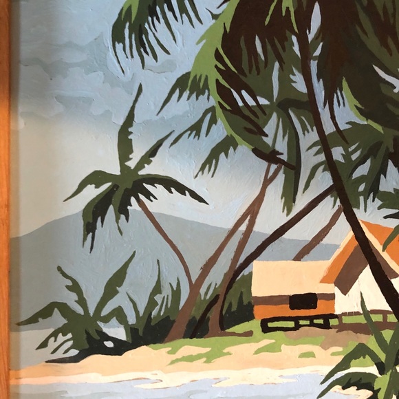 ❌SOLD❌VTG Paint By Number Painting Hawaii - Picture 5 of 6